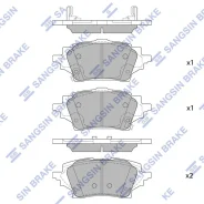 ������� �������� REAR SP4339 04466-F4010 Sangsin Brake, ������ SP4339 ����
