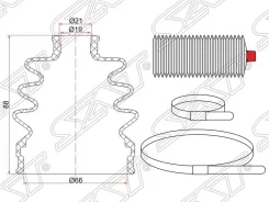 ������� ����� Nissan March 10 82-91/Mazda Demio 98-02/Daewoo Matiz 98- (2 ������. ������) SAT C-1135 / C1135 C1135 ����