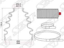 ������� ����� Toyota LAND Cruiser 100 UZJ10 98-/Mercedes GL/ML (2 ������. ������), �� C1671 ����