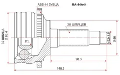 ���� �������� MA44A44 SAT Mazda6/Atenza MA44A44 ����