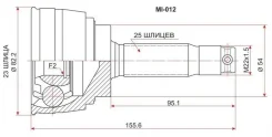 ������� �������, �� SAT MI-012 MI012 ����
