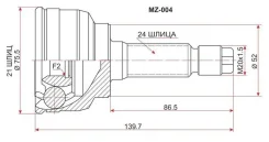 ������� �������, �� SAT MZ-004 MZ004 ����