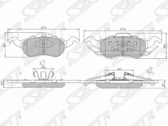 ������� ��������� (�������) Ford Focus 98-04 SAT ST1425406, �������� ST1425406 ����