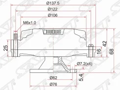 ���������� Toyota Crown 87-01 / Mark II 84-00 ST1621070040 ����