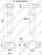 ������� ��������� nissan sunny b15 / tino v10 / almera n16 qg15 / 18 SAT ST224484M500 ST224484M500 ����