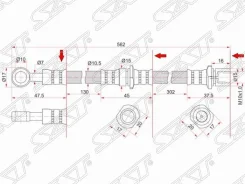 ����� ��������� (�������/ ������) Subaru Forester 02-08 / Legacy 98-09, ������ �������� ST26550FC010 ����