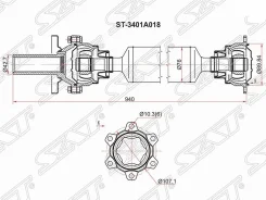 ��� ��������� Mitsubishi Pajero 99-15 / Montero 00-06 [178Satst3401A018] ST3401A018 ����
