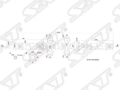 ��� ��������� Lexus RX 03-09 / Toyota Harrier 03-13 [178Satst3710048020] ST3710048020 ����