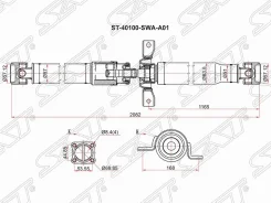 ��� ��������� Honda CR-V RE# 07-14 SAT ST40100SWAA01 ST40100SWAA01 ����