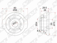 ����� Toyota Toyoace 07- ��������� SAT ST4165128050 ����