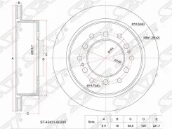 ���� ��������� ������ SAT ST-42431-60200 / ST4243160200 ST4243160200 ����