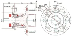 ������� SAT ST-42450-52060 [��� ABS] ST4245052060 ����