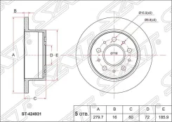 ���� ��������� (���) Peugeot Boxer 94-14 / Citroen Jumper 94-14 [178Satst424931] ST424931 ����