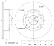 ���� ��������� BR0301 42510-SDA-A00 ���:ST-42510-SDA-A00 SAT ST-42510-SDA-A00 ST42510SDAA00 ����