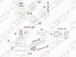 ������� ����� SB2942L 43330-19085 ����� ���:ST-43330-19085 SAT SAT ST-43330-19085 ST4333019085 ����