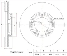 ���� �������� SAT ST-43512-26090 ST4351226090 ����