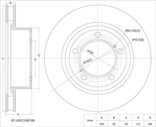 ���� ��������� �������� SAT ST-43512-60180 / ST4351260180 ST4351260180 ����
