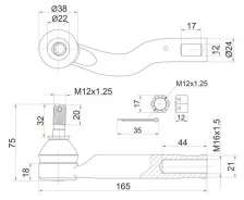 ������� ���������� TY Ipsum ACM2# 2WD 01- RH, ������ ST4504749055 ����