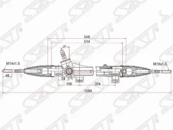 ����� ������� Toyota ZZE120 LHD ST4551002050 ����
