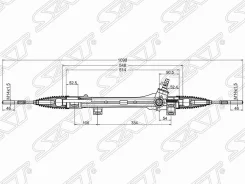 ������� ����� NZE141 RHD 45510-12421 ���:ST-45510-12421 SAT ST-45510-12421 ST4551012421 ����