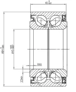 ��������� DAC45844042M (H. CR-V RD4/5/6/7/9 F) SAT ST45BWD12 ����