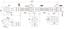 ����� ��������� Nissan Bluebird / Primerai / Nfiniti G20 94-01 RH SAT ST-46210-2J005, ������ ST462102J005 ����