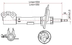������ �������� Toyota Camry (XV30) 01-06 / Camry UAE/USA 01-06 (�����/ �������������) ST-48520-39575, ����� ST4852039575 ����