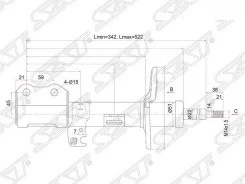 ������ �������� Toyota Allion (T260) 07-21 / Premio 07-21 (�����), ����� ST4852080138 ����