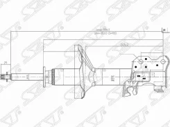 ������ �������� Nissan Almera 95-00 / Sunny 93-99 (�����), ����� ST543033M525 ����