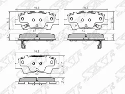 ������� ��������� ��� Hyundai Solaris 17-/KIA RIO 17- SAT ST58302H5A00 ST58302H5A00 ����
