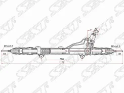 ����� ������� Mercedes-Benz E-Class 02-09 / M-Class 05-11 STA1644600100 ����