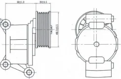 ���������� ���������� ����� FORD Focus II/C-MAX 1,8-2,0 03-/Mazda 3/5 1,8-2,0 05-/Volvo 1,8-2,0 04- SAT STLF5015980 STLF5015980 ����