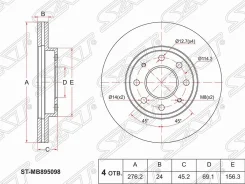 ���� ��������� (�����) Mitsubishi Galant 92-03 / Legnum 96-02 [178Satstmb895098] STMB895098 ����
