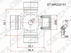 ���������� Mitsubishi L200 96-05/Pajero/Montero Sport Challenger 96-06 STMR232151 ����