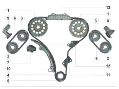 �������� ������ ���� ��� Nissan Pathfinder 95-04 / Terrano 95-02 VQ20DE; VQ25DE; VQ30DE TKNS308A ����