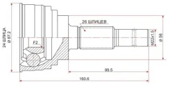 ���� �������� 24x56x26 SAT TO-009 TO009 ����