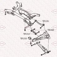 ����� Mitsubishi Outlander 06-12/Lancer 07- ���. ����. Tatsumi TEE1060 ����