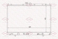 �������� Mitsubishi Outlander 03- 2.0/2.4 ���������� Tatsumi TGA1020 ����