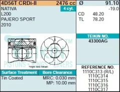 ������� ��������� Teikin 43300AG STD (4��/����) Teikin 43300AG-STD 43300AGSTD ����