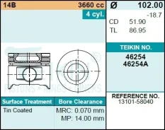 ������� ��������� Teikin 46254 0.50 (4��/����) Teikin 46254-050 46254050 ����