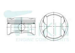 �������� ������� 51144 050 Teikin (4 �����) G4KD, Hyundai Teikin 51144050 ����