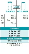 ������ (�-� 4��) QD32 SEMI Finished AND Flanged 11012-2S611 Teikin ���. LSF 44297 LSF44297 ����