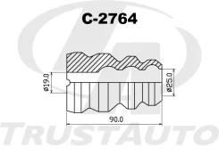 �������� �������� ������������ (TA); C-2764 (FR Bumper) Corolla/Fielder NZE124, ZZE122, ZZE123G, ZZE124 (00-06)/Corolla RUNX/Allex NZE124, ZZE122, ZZE...