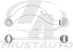 ����� �������� (TA); HCA-6265 (RR UP) Auris NZE184H, ZRE186H, NZE154H, NRE185H (12-) Avensis ZRT272 (12-)/Blade AZE154H, AZE156H (06-12)/Corolla Rumio...