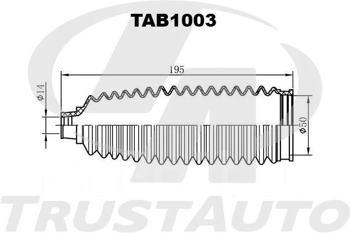 ������� ������� 45535-52050 TAB1003 TrustAuto TAB1003 ����