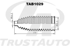 ������� ������� ���� 53429-T5E-003, 53429-T5B-003, D8203-1HA0A TAB1029 FIT GP5, GP6, NOTE E12 14.5x53.5x170 Trustauto TAB1029 ����