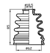 ������� ������� (TA); TACB1018 ������� ���� �����/����� (62x85x18,5) TACB1018 ����