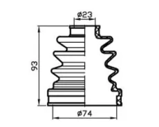 ������� ������� (TA); TACB1021 ������� ���� ����� (74x93x23) TACB1021 ����