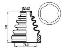 ������� ������� (TA); TACB1049 ������� ���� ����� (71,5x101x23,5) TACB1049 ����