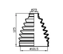 ������� ������� (TA); TACB1052 ������� ���� ����� (101,5x125x29) TACB1052 ����